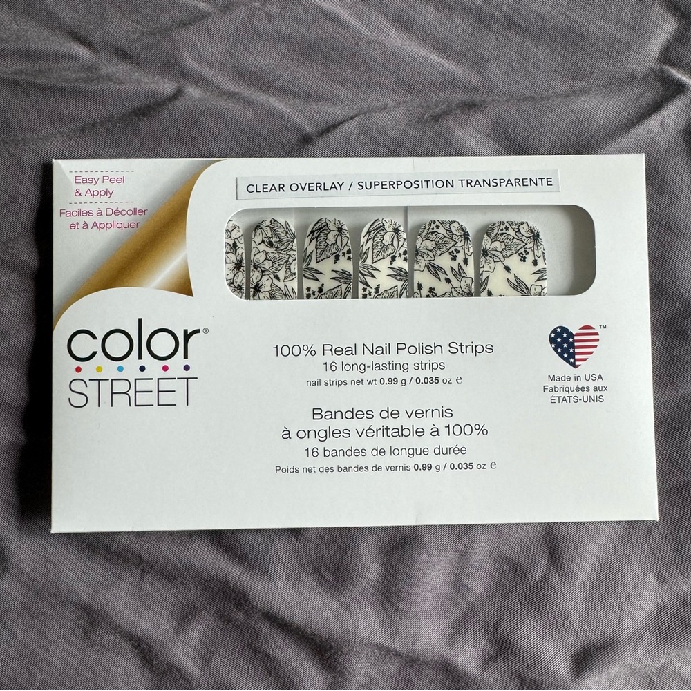*Retired* Color Street: Haku Lei | Floral Hibiscus Summer Beach Clear Overlay - Picture 3 of 12